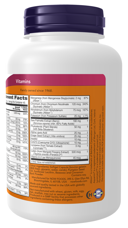 Adam™ Cápsulas blandas con múltiples vitaminas para hombres