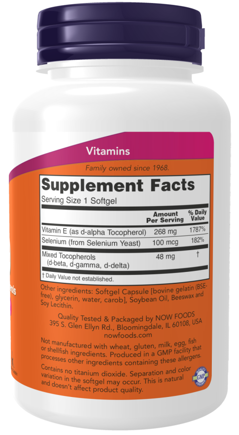 Cápsulas blandas de vitamina E-400