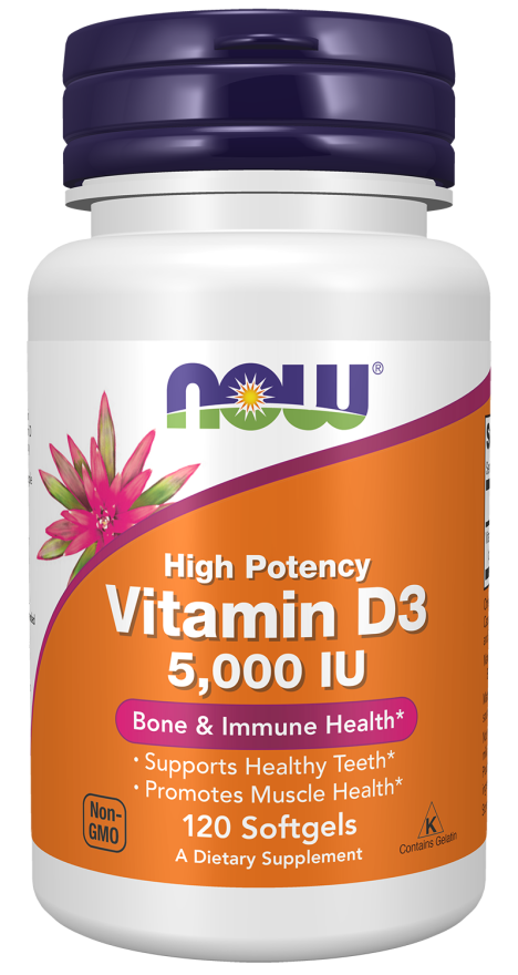 Cápsulas blandas de vitamina D3 5000 UI