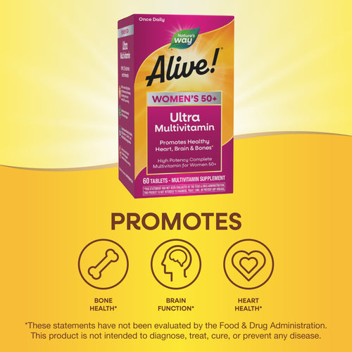 ALIVE MULTIVITAMÍNICO PARA MUJERES MAYORES DE 50 AÑOS