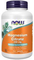 Comprimidos de citrato de magnesio de 200 mg (100Tabletas)