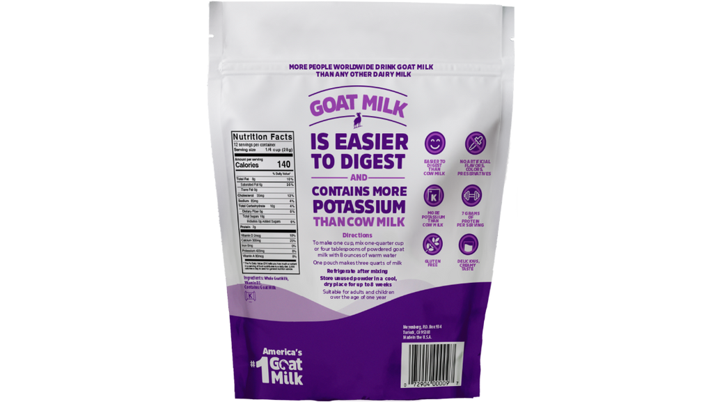 Leche de cabra entera en polvo 12 oz.