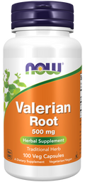 Cápsulas vegetales de raíz de valeriana de 500 mg