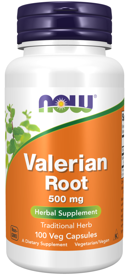 Cápsulas vegetales de raíz de valeriana de 500 mg