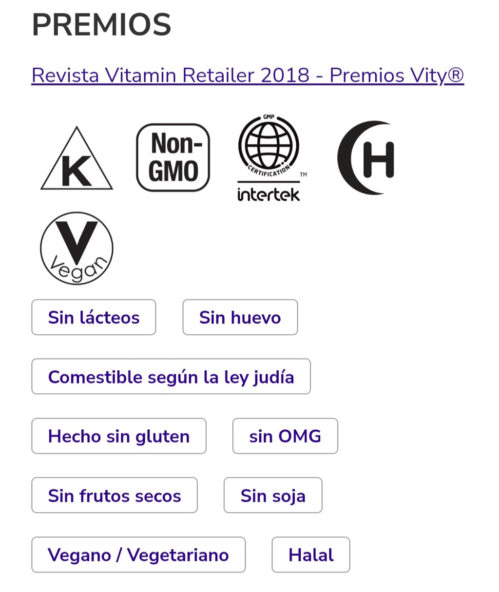 Cápsulas vegetales de CoQ10 de 200 mg