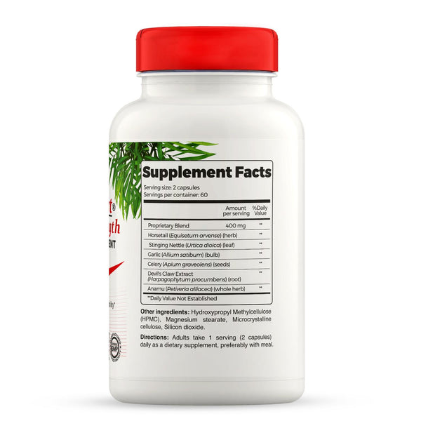 Reuma-Art X-Strength - Alivio y soporte para la salud articular, molestias y movilidad articular (kosher) - 120 cápsulas vegetales