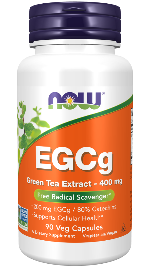 Cápsulas vegetales de extracto de té verde EGCg de 400 mg