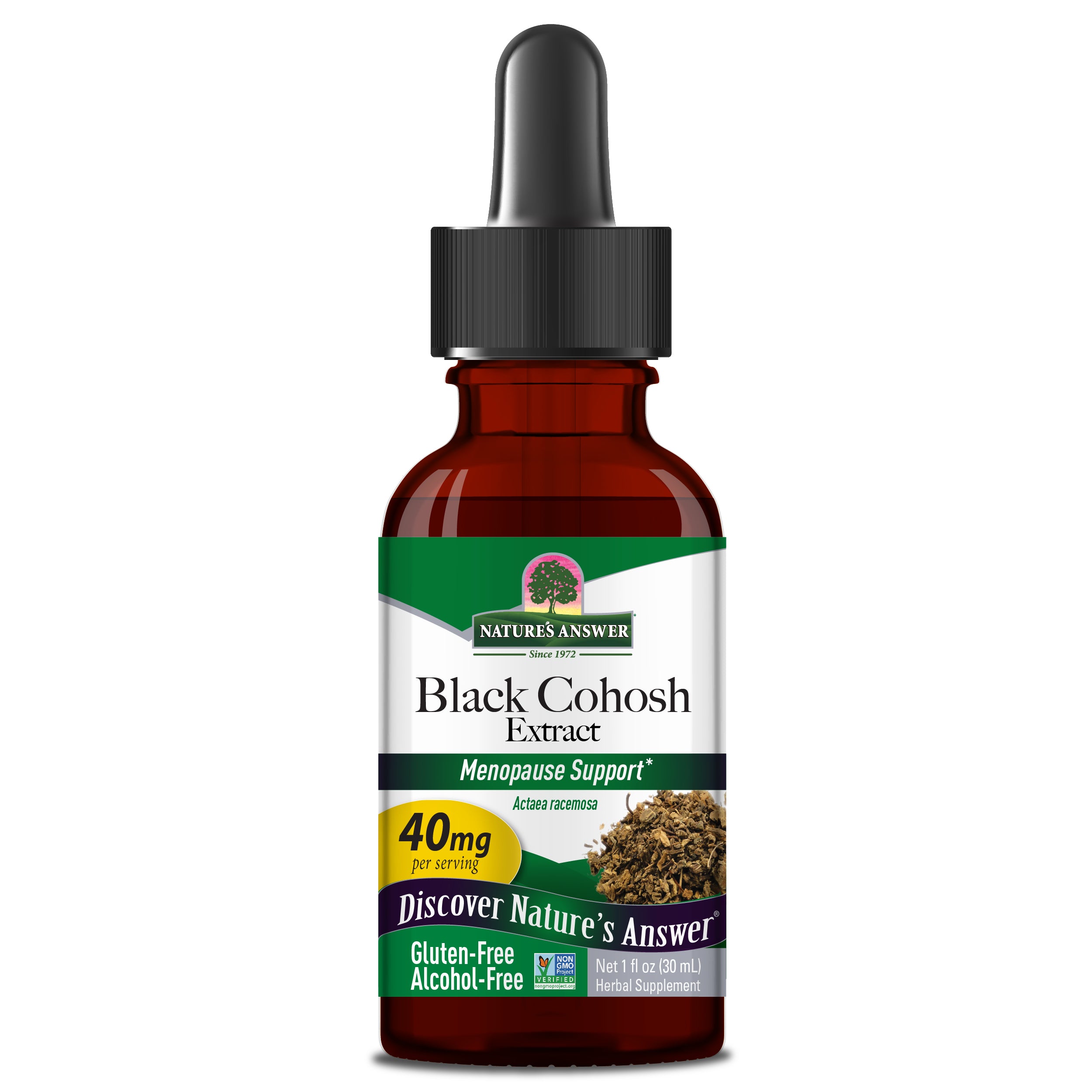 Raíz de cohosh negro 1 oz sin alcohol