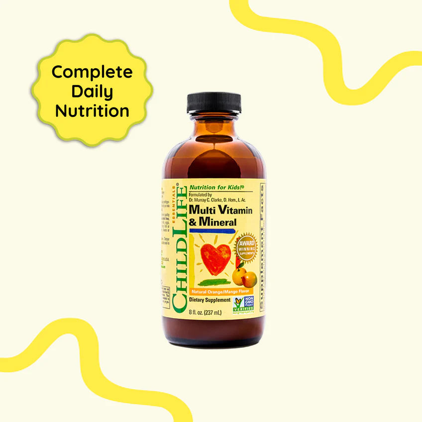 Multivitaminas y minerales para niños