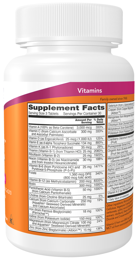 Comprimidos multivitamínicos Eve™ para mujeres