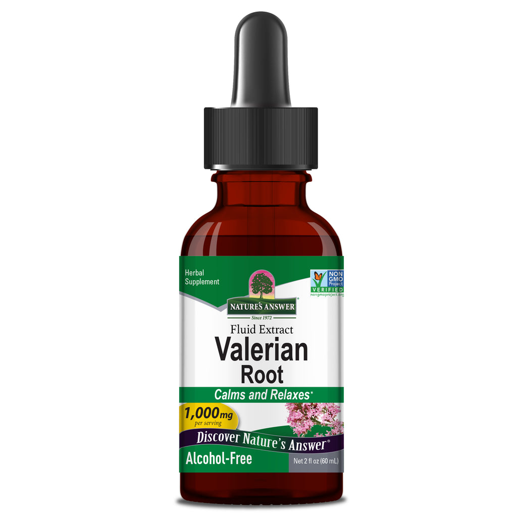 Extracto líquido de raíz de valeriana 2 oz sin alcohol
