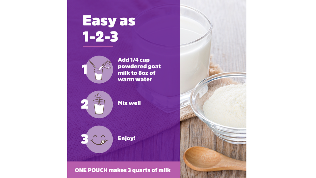 Leche de cabra entera en polvo 12 oz.