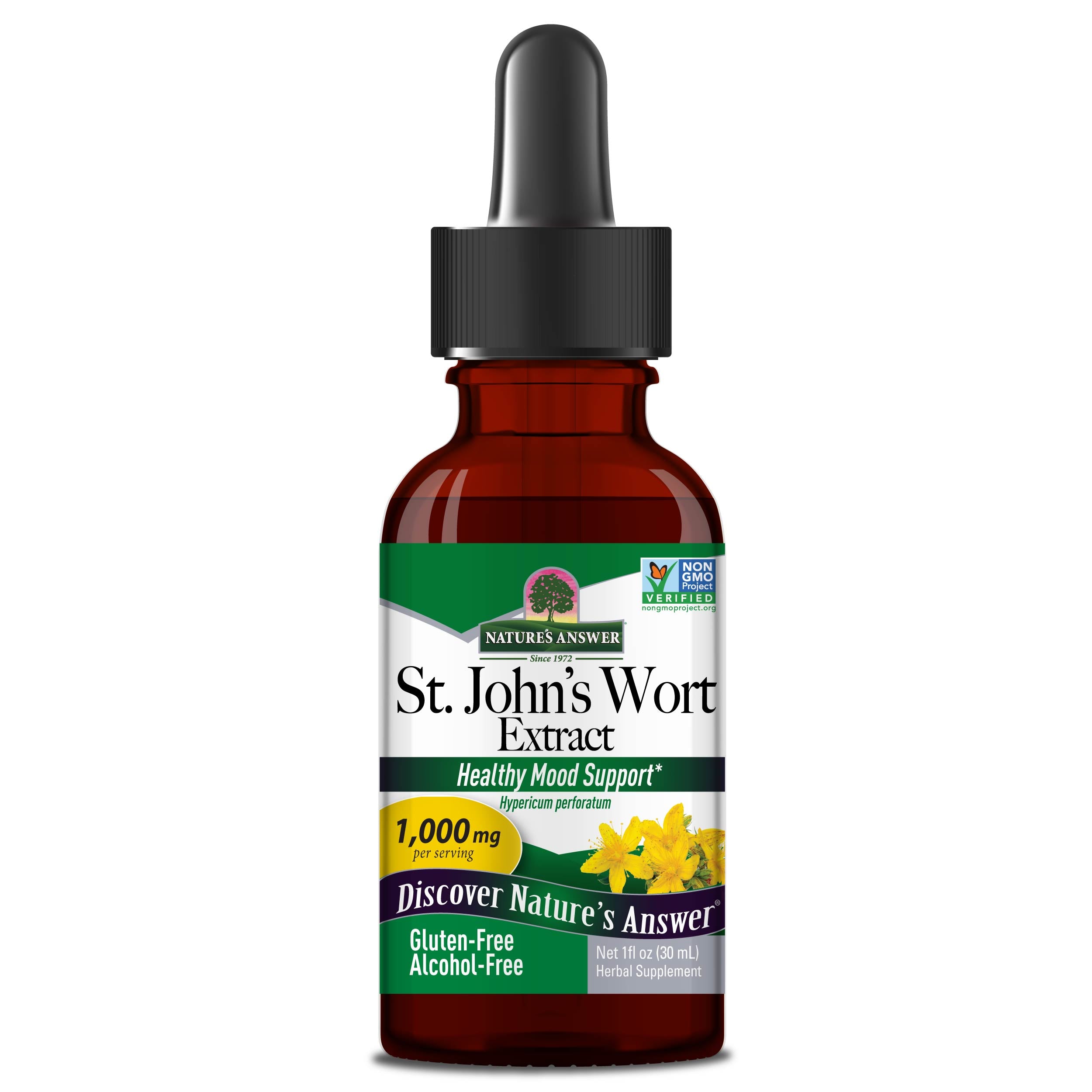 Extracto líquido sin Alcohol St. John's Wort 1 oz