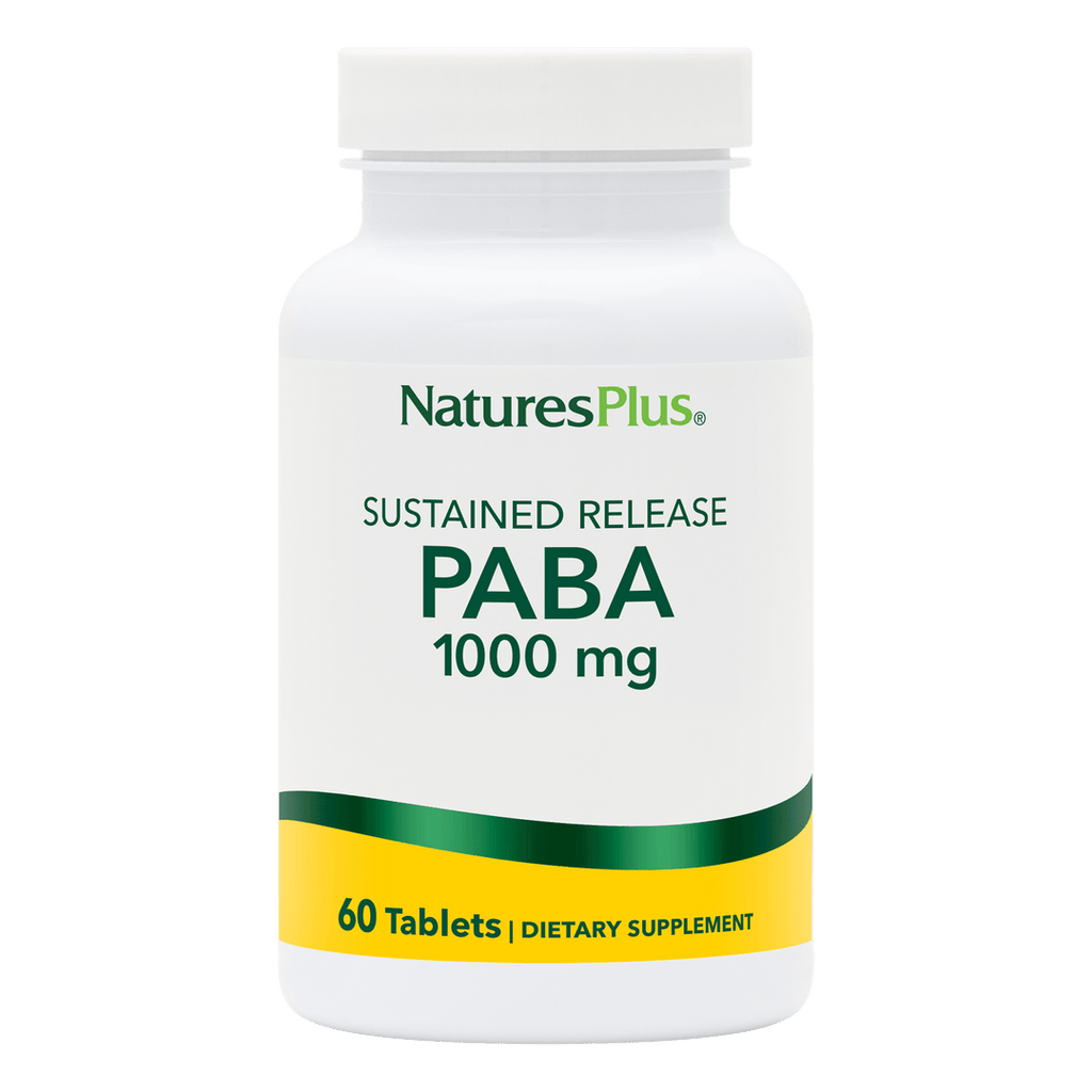 PABA 1000 mg Comprimidos de liberación sostenida
60 unidades