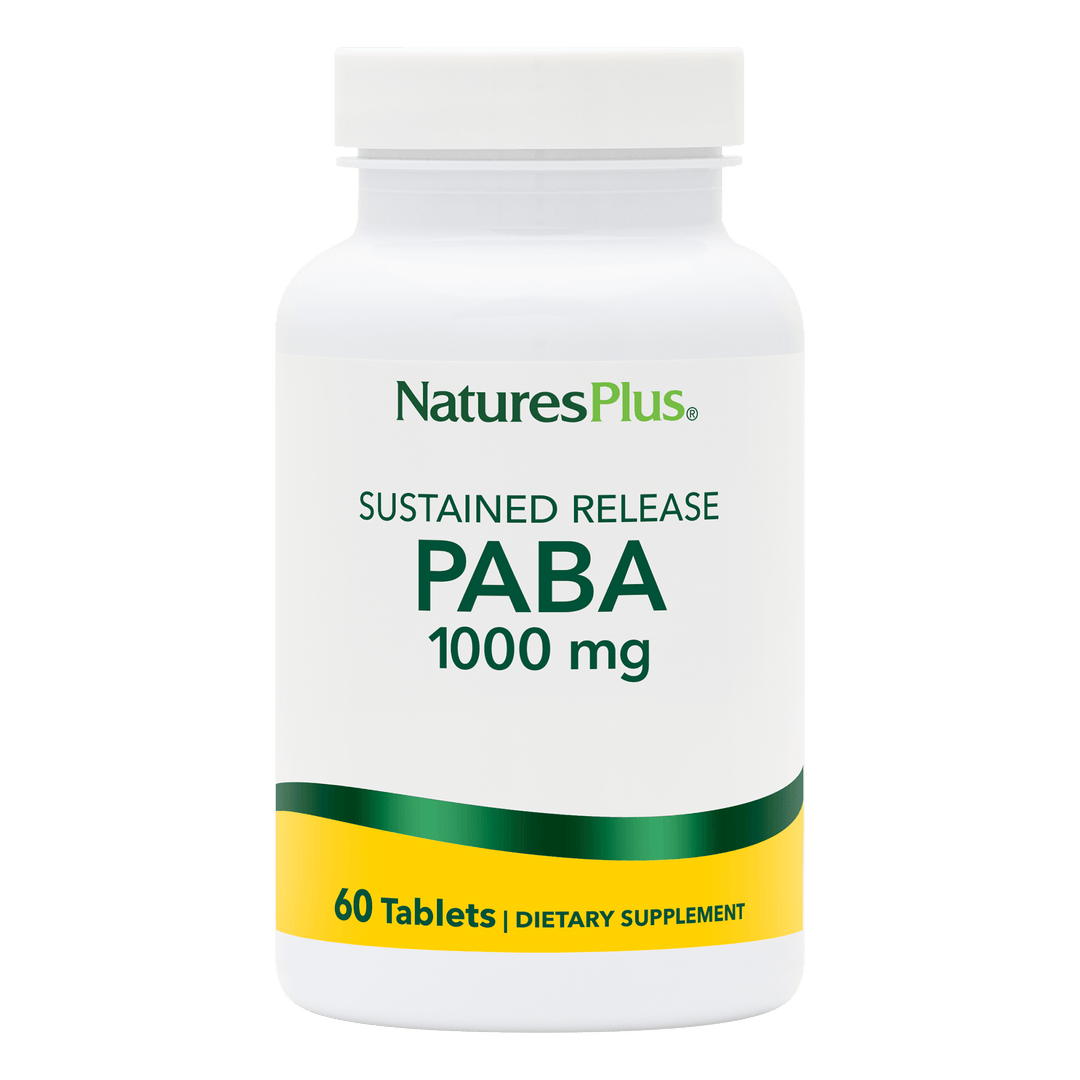 PABA 1000 mg Comprimidos de liberación sostenida
60 unidades