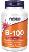 Cápsulas vegetales de vitamina B-100 (100 cápsulas)