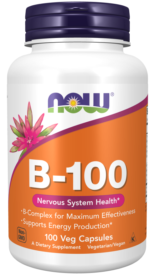 Cápsulas vegetales de vitamina B-100 (100 cápsulas)