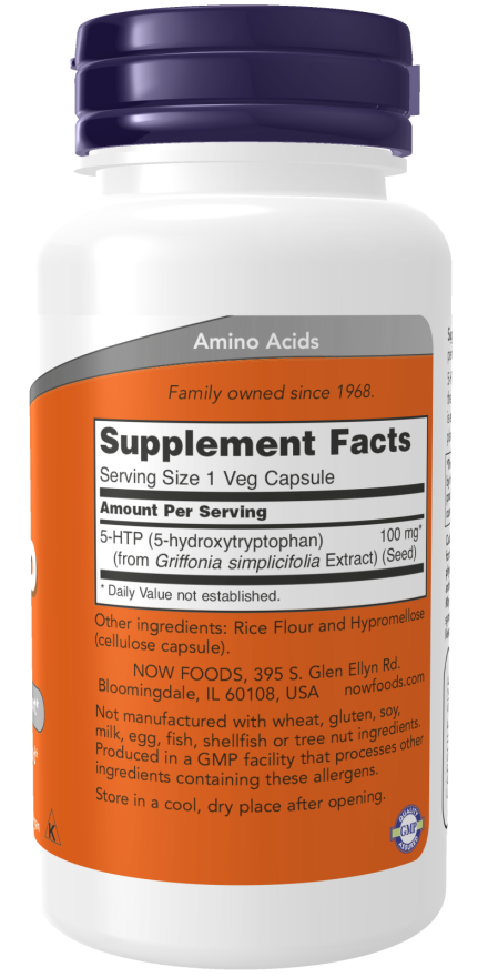 Cápsula vegetal de 5-HTP 100 mg