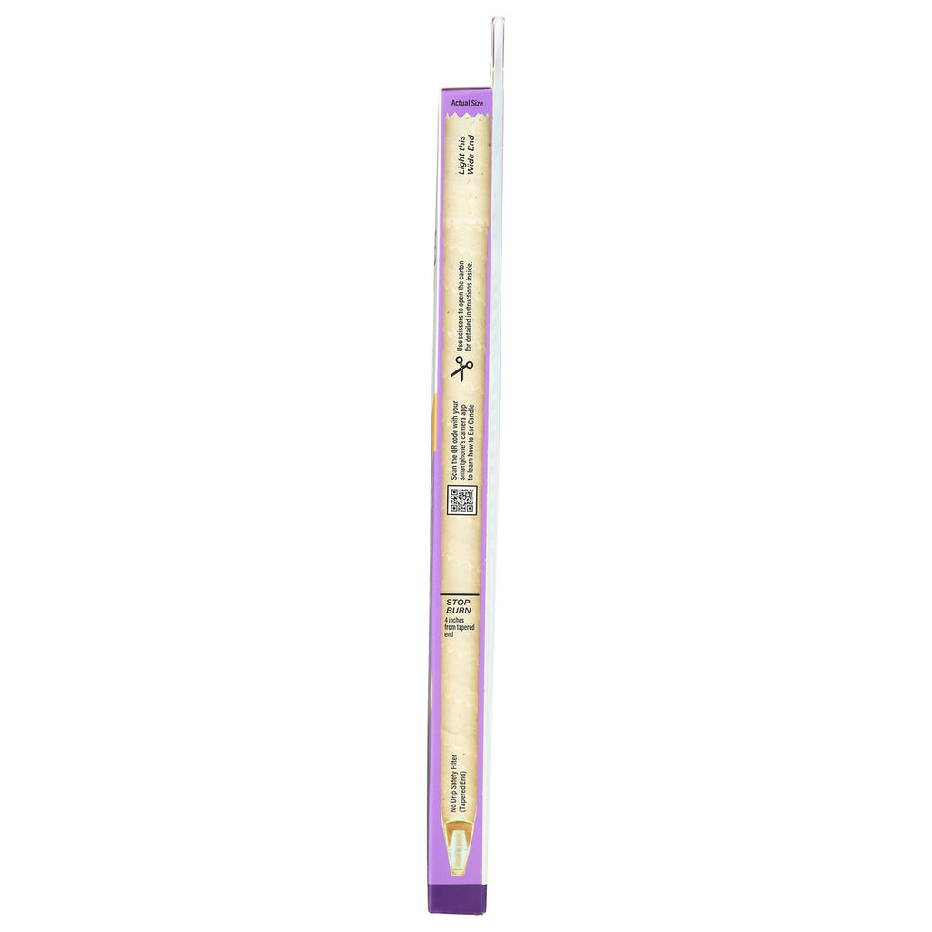 Velas naturales para los oídos de Wally's – Cera de abeja, lavanda – Paquete de 4