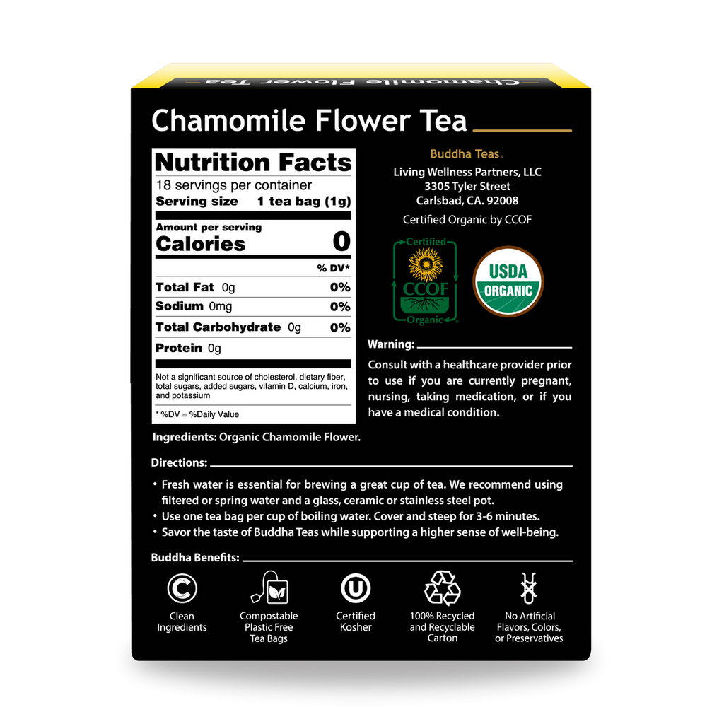 Té de flor de manzanilla