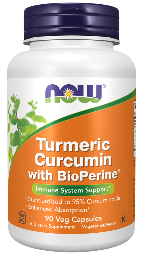 Cápsulas vegetales de curcumina de cúrcuma con BioPerine®