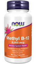 Cápsulas vegetales de metil B-12 de 5000 mcg