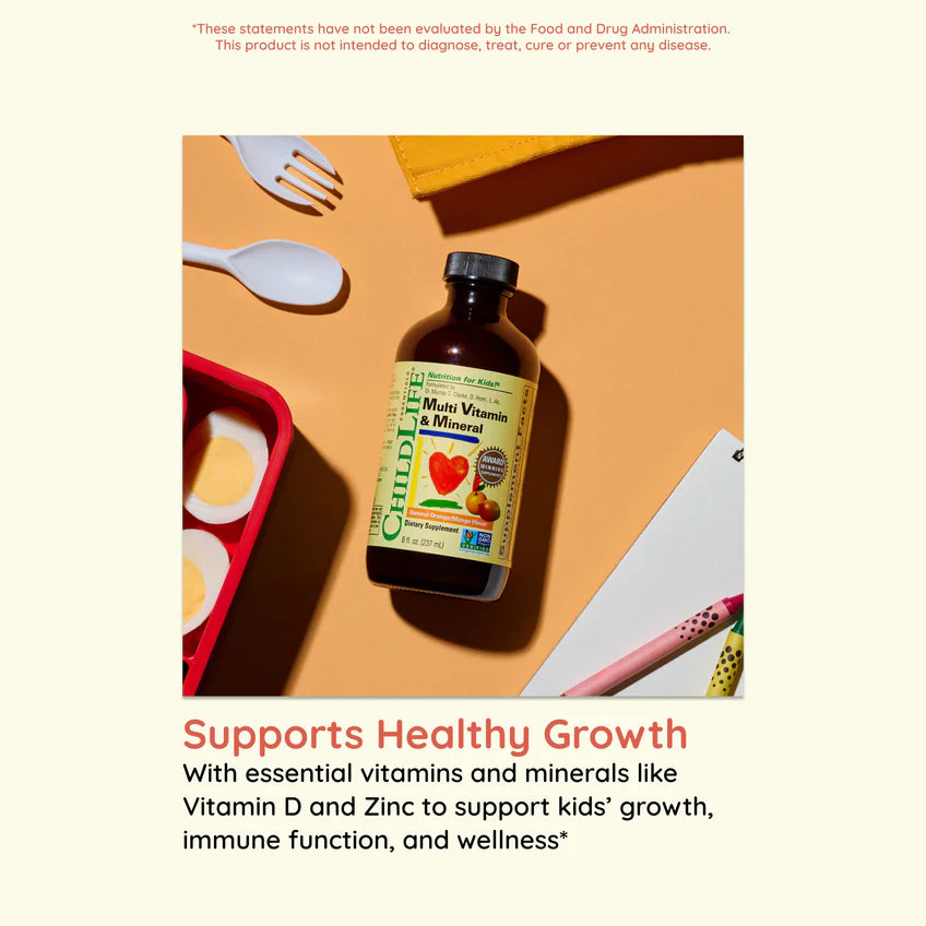 Multivitaminas y minerales para niños