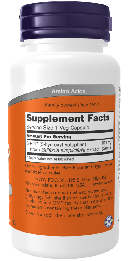 Cápsula vegetal de 5-HTP 100 mg