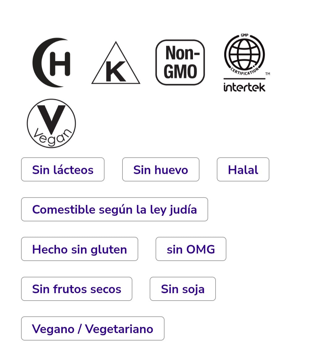 Cápsulas vegetales de L-lisina 500 mg