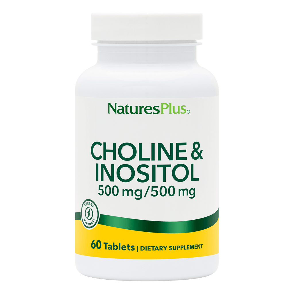 Comprimidos de colina e inositol de 500 mg
60 unidades