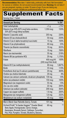 ALIVE ULTRA MULTIVITAMÍNICO PARA HOMBRES