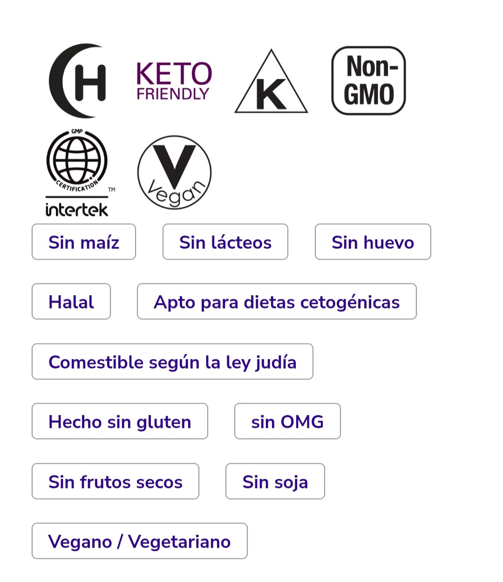 Cápsulas vegetales de arginina y citrulina 500 mg / 250 mg