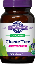 CÁPSULAS ORGÁNICAS DE ÁRBOL CASTO ( CHASTE TREE, VITEX)