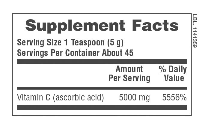 Microcristales de vitamina C
8 oz