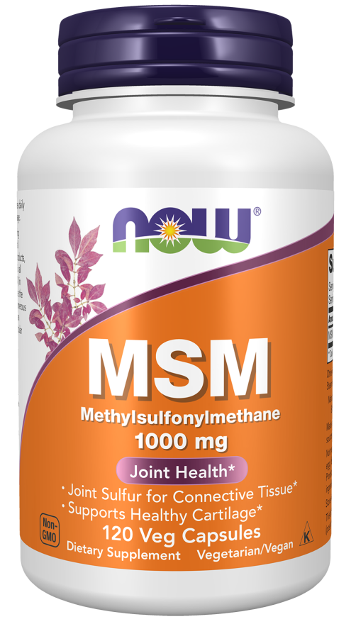 Cápsulas vegetales de MSM 1000 mg
