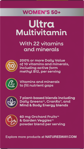 ALIVE MULTIVITAMÍNICO PARA MUJERES MAYORES DE 50 AÑOS