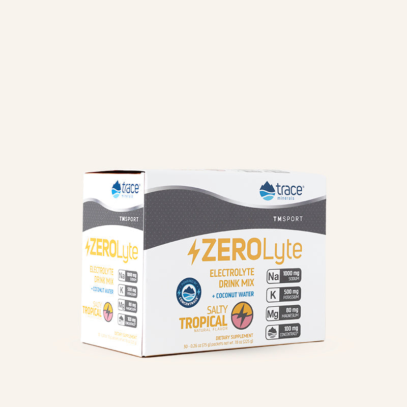 ELECTROLITOS Paquetes de sobres ZeroLyte (salty orange flavor)