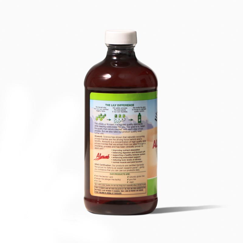 Jugo de aloe vera de filete interior