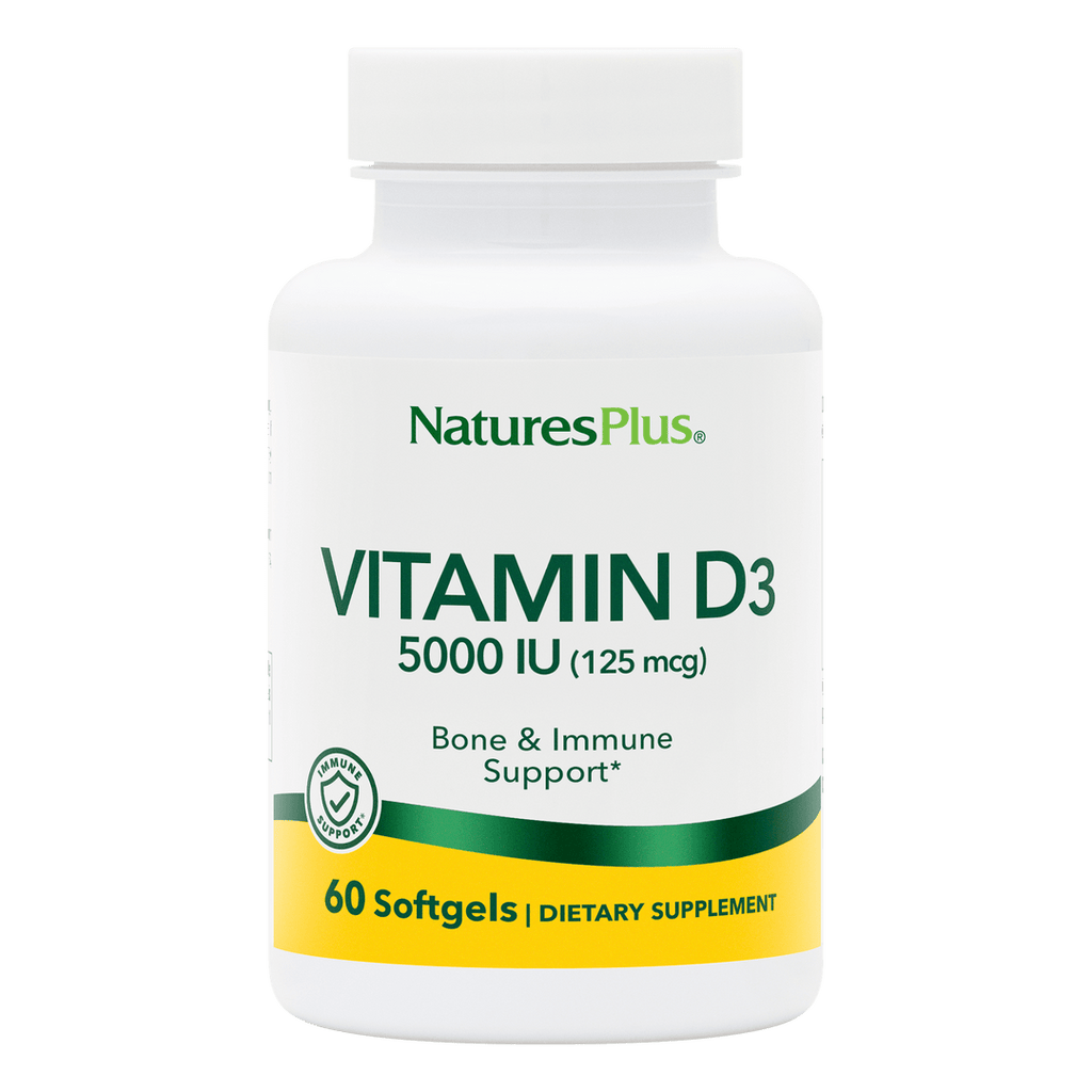 Cápsulas blandas de vitamina D3 5000 UI (60 unidades)