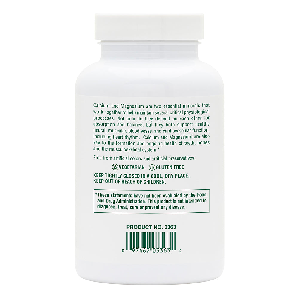 Comprimidos de calcio/magnesio 500 mg/250 mg
90 unidades