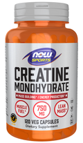 Cápsulas vegetales de monohidrato de creatina de 750 mg