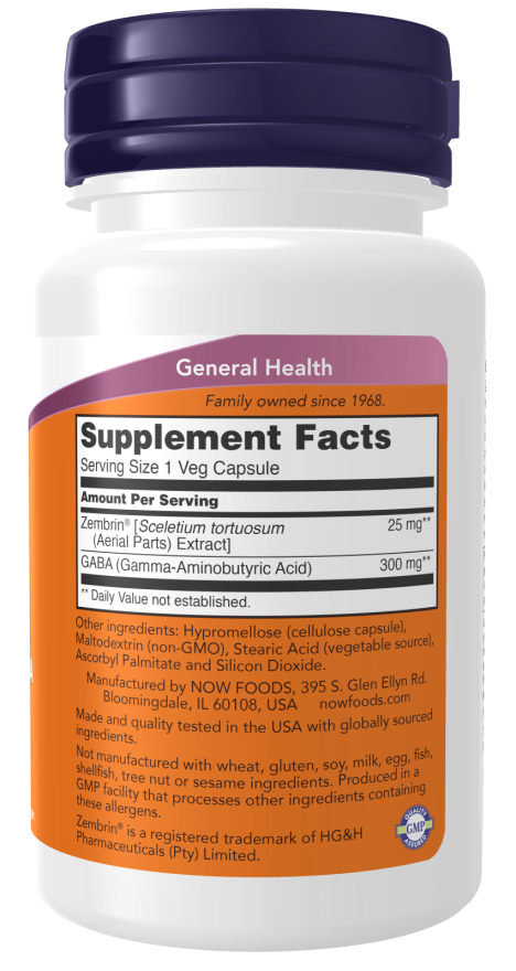 Calma y concentración con cápsulas vegetales Zembrin® y GABA
