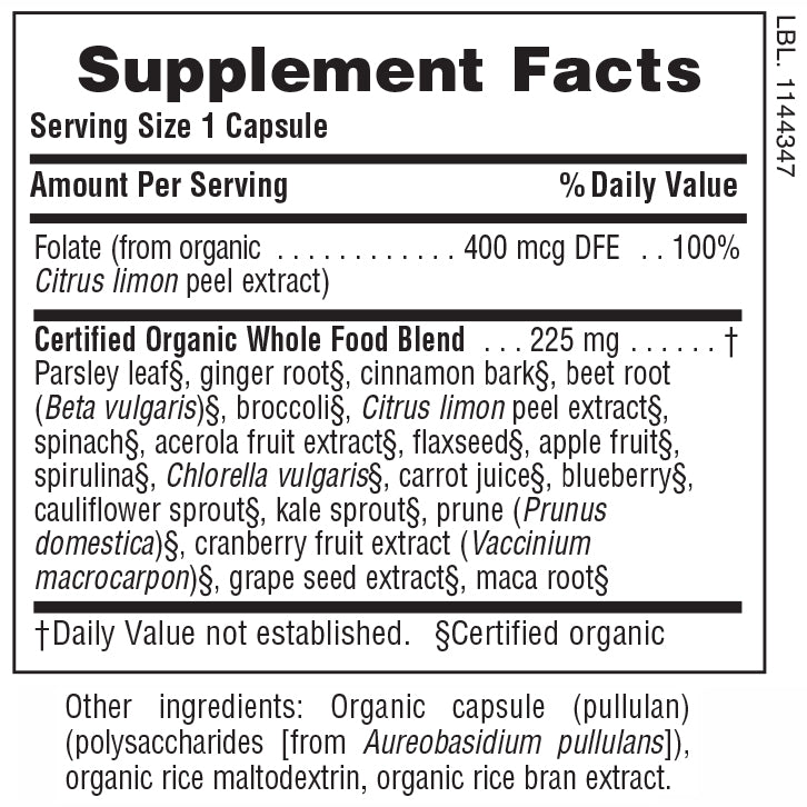 Fuente de vida ® Folato de jardín
60 unidades