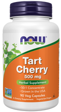 Cápsulas vegetales de cereza ácida de 500 mg