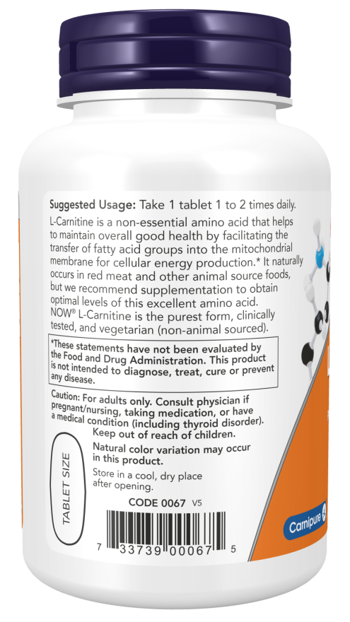 Comprimidos de L-Carnitina 1000 mg