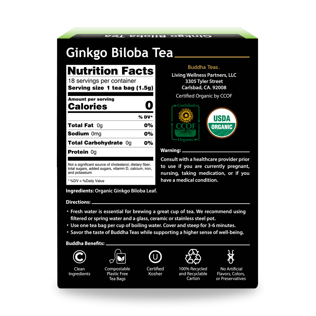 Té de Ginkgo Biloba