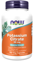 Cápsulas vegetales de citrato de potasio de 99 mg