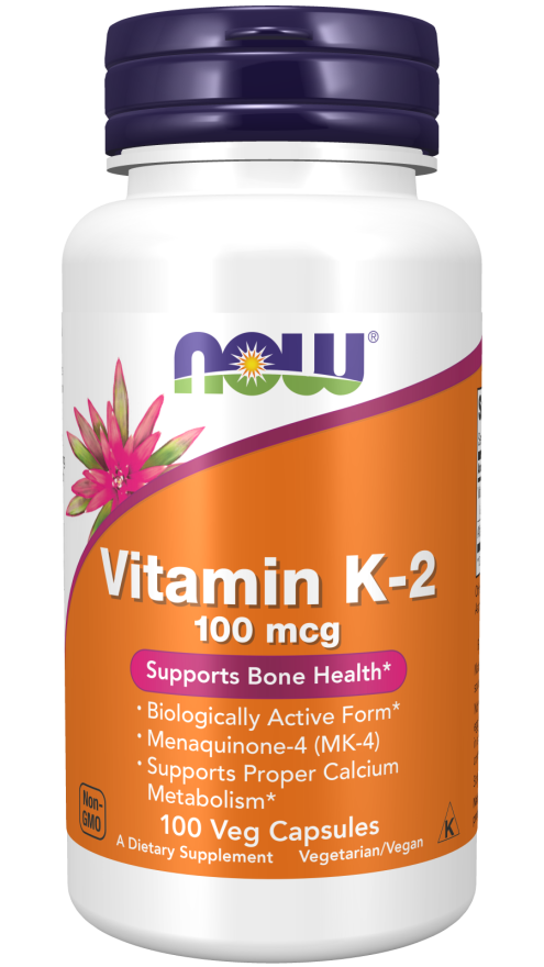 Vitamina K-2 100 mcg Cápsulas vegetales