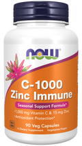 Cápsulas vegetales C-1000 Zinc Immune