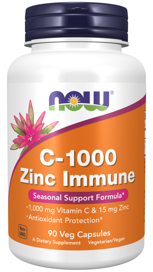 Cápsulas vegetales C-1000 Zinc Immune